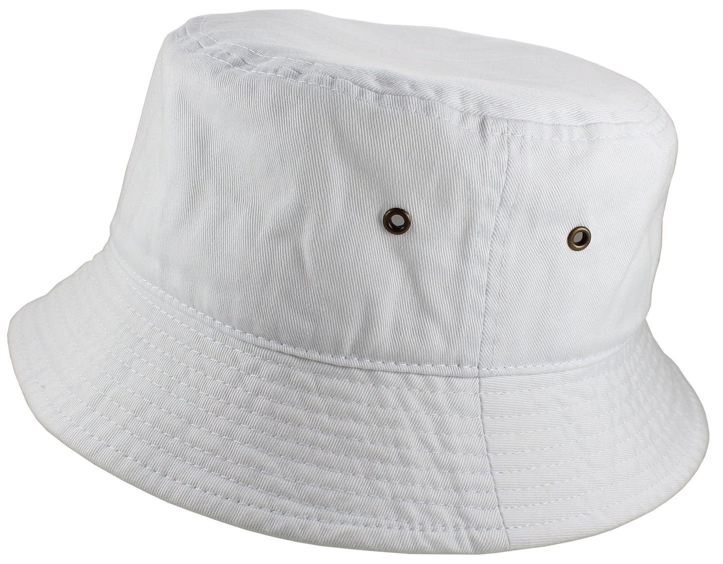 Bucket Hat Cotton Packable Summer Travel Cap. Purple Camo-S/M