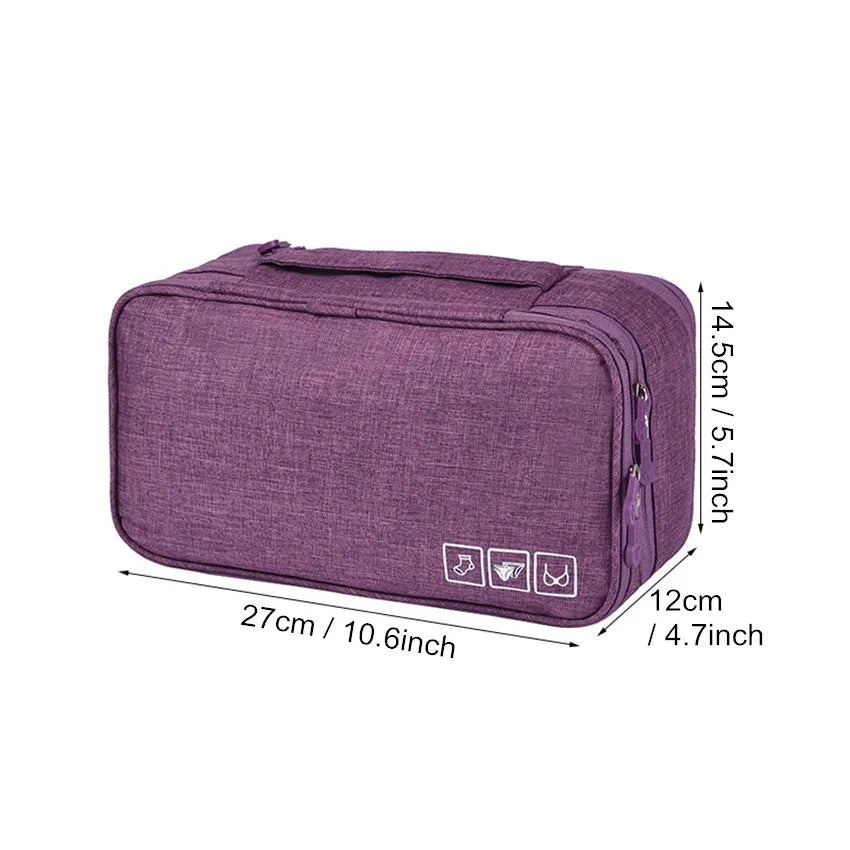 High Capacity Travel Storage Bag for Bra Underwear Socks Cosmetics New Wardrobe Closet Clothes Organizer Accessories Storage Bag